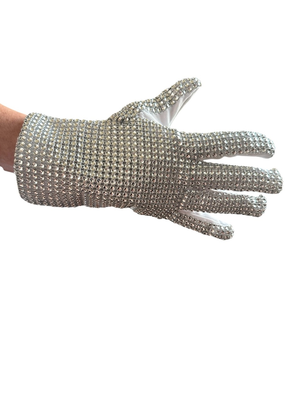 Stunning Rhinestone Crystal Sparkle Glove - Perfect Statement Accessory - Picture 3 of 4